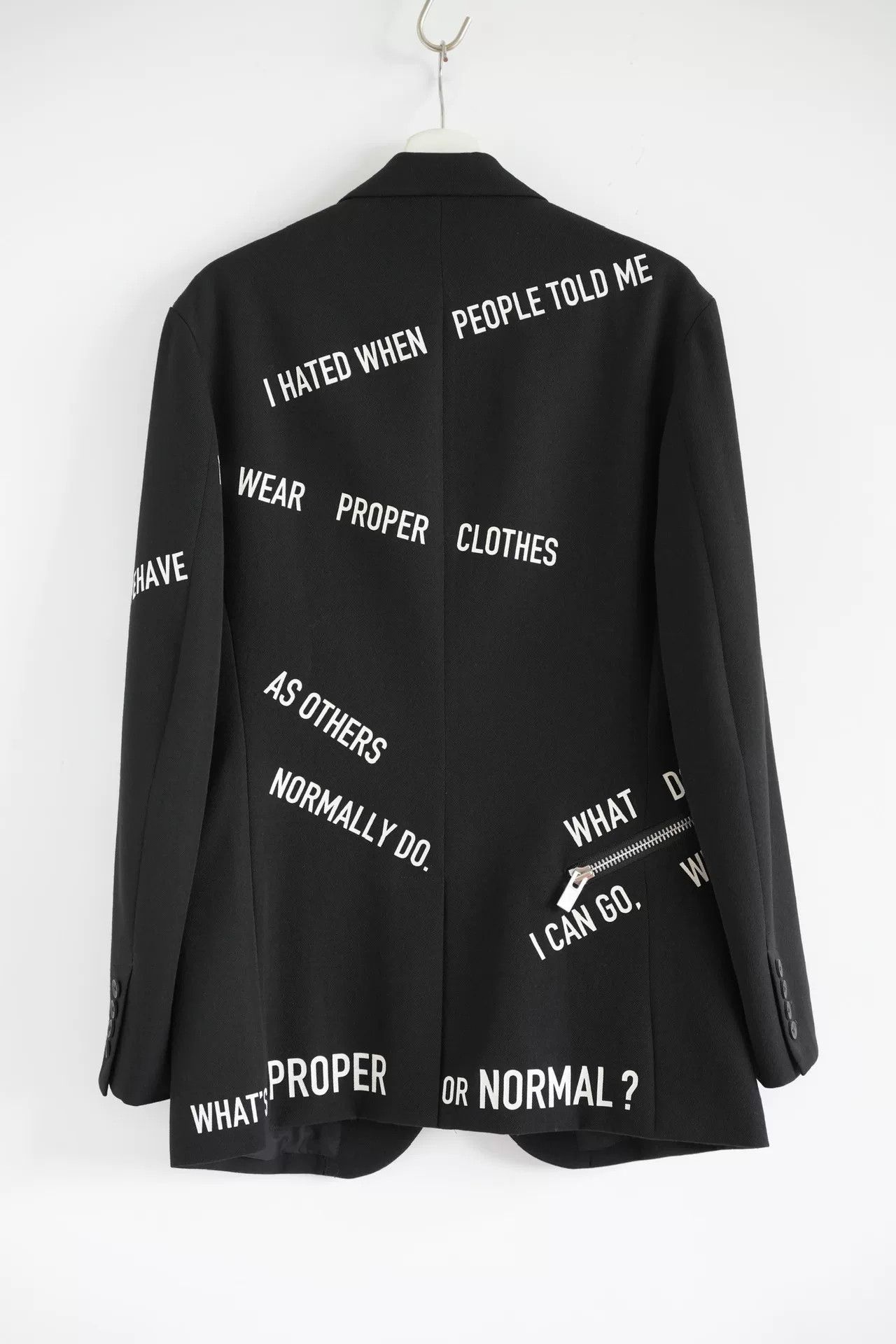 Yohji Yamamoto Yohji Yamamoto 21AW Zip-Up Blazer Size US L / EU 52-54 / 3 - 2 Thumbnail