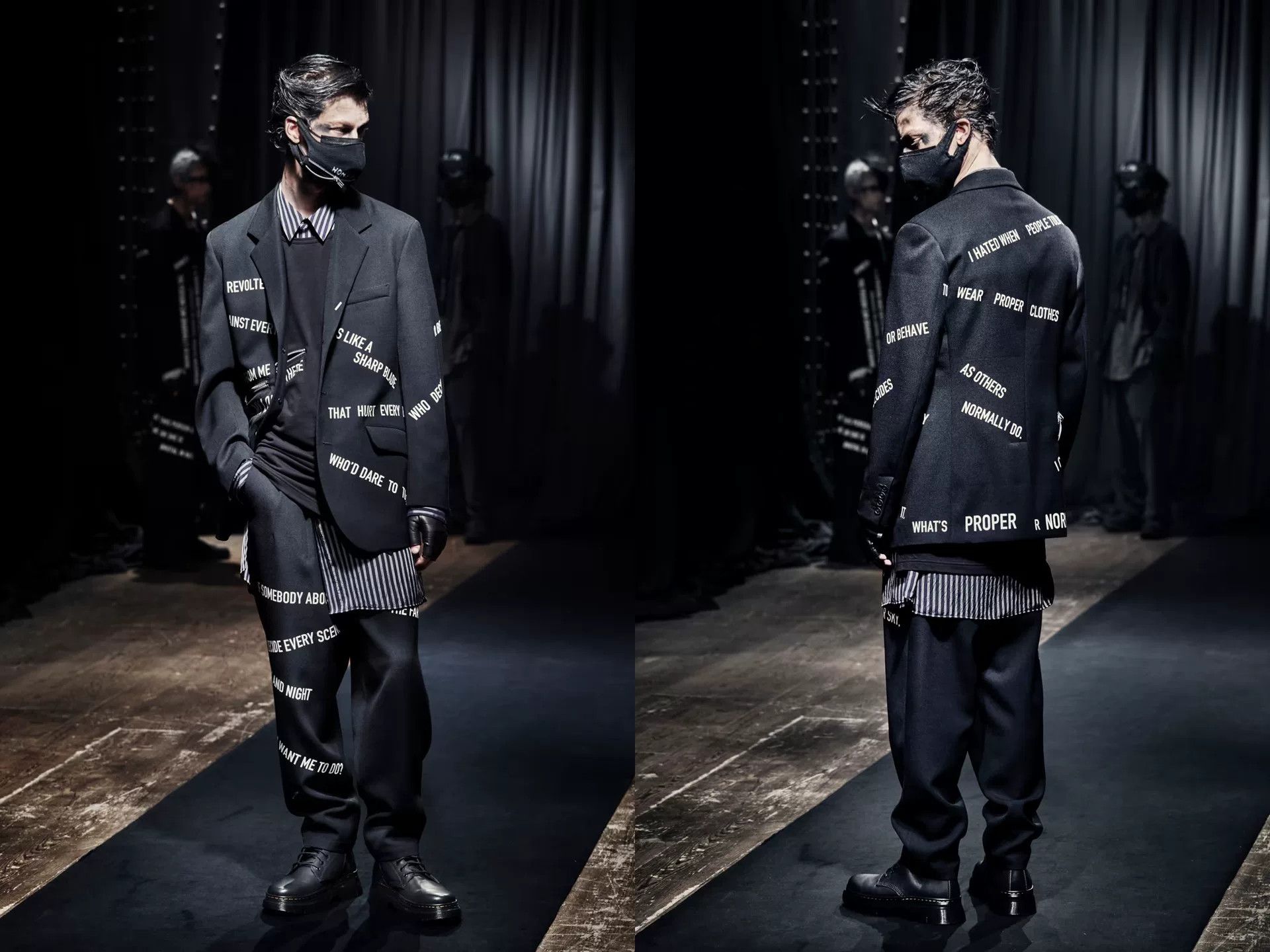 Yohji Yamamoto Yohji Yamamoto 21AW Zip-Up Blazer Size US L / EU 52-54 / 3 - 3 Thumbnail
