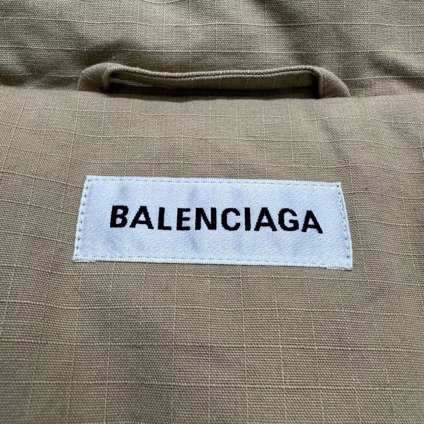 Balenciaga Balenciaga Beige Cotton Outerwear Coat Size US XS / EU 42 / 0 - 2 Thumbnail