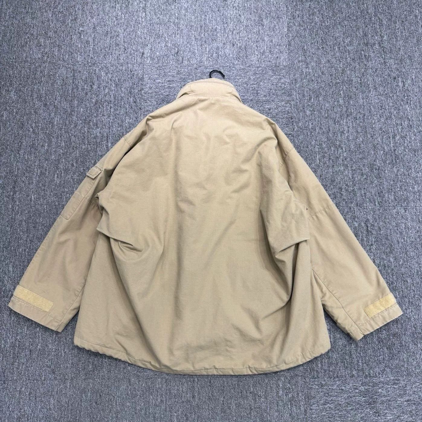 Balenciaga Balenciaga Beige Cotton Outerwear Coat Size US XS / EU 42 / 0 - 5 Thumbnail
