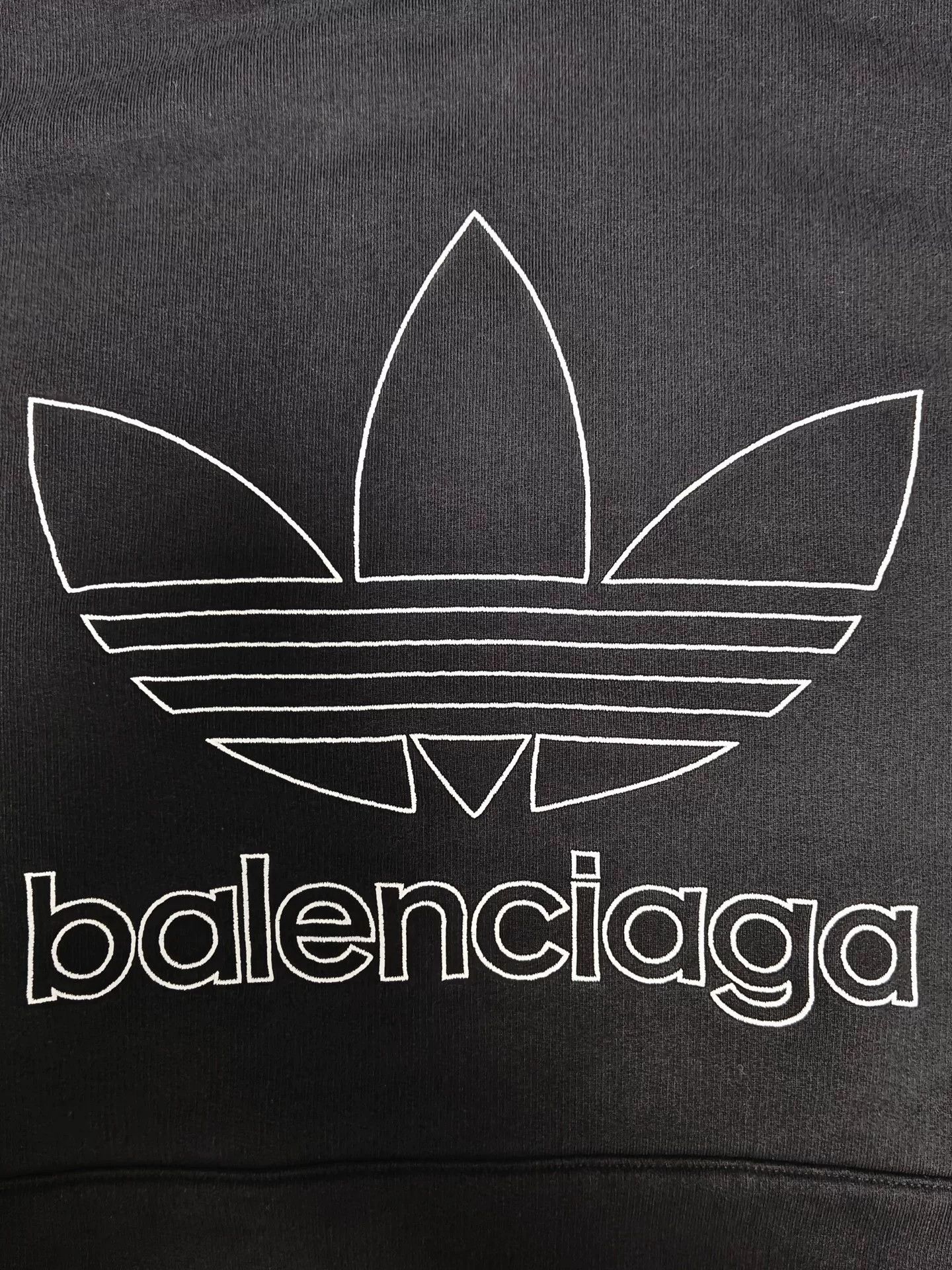 Balenciaga Balenciaga x adidas 23SS Embroidered Hoodie Size US M / EU 48-50 / 2 - 4 Thumbnail