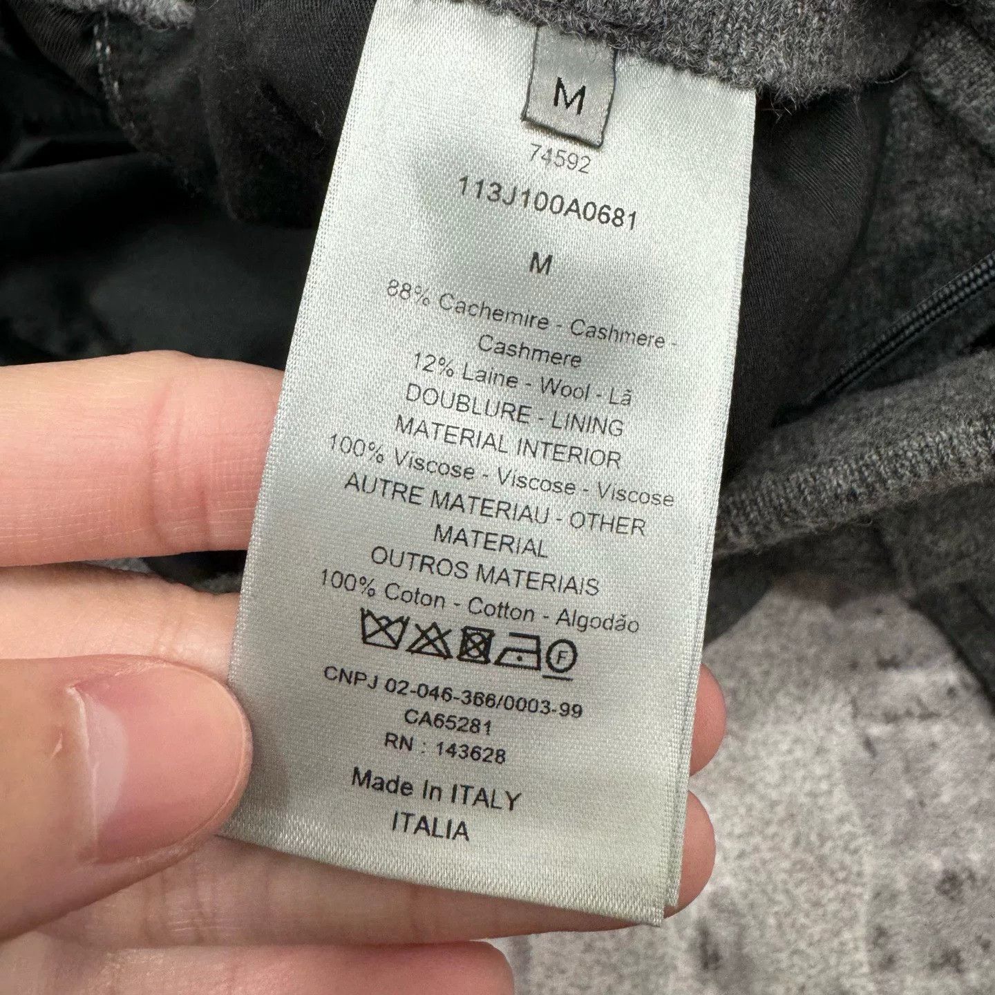 Dior Dior FW24 ICONS Cashmere Blend Pants Size US 30 / EU 46 - 4 Thumbnail