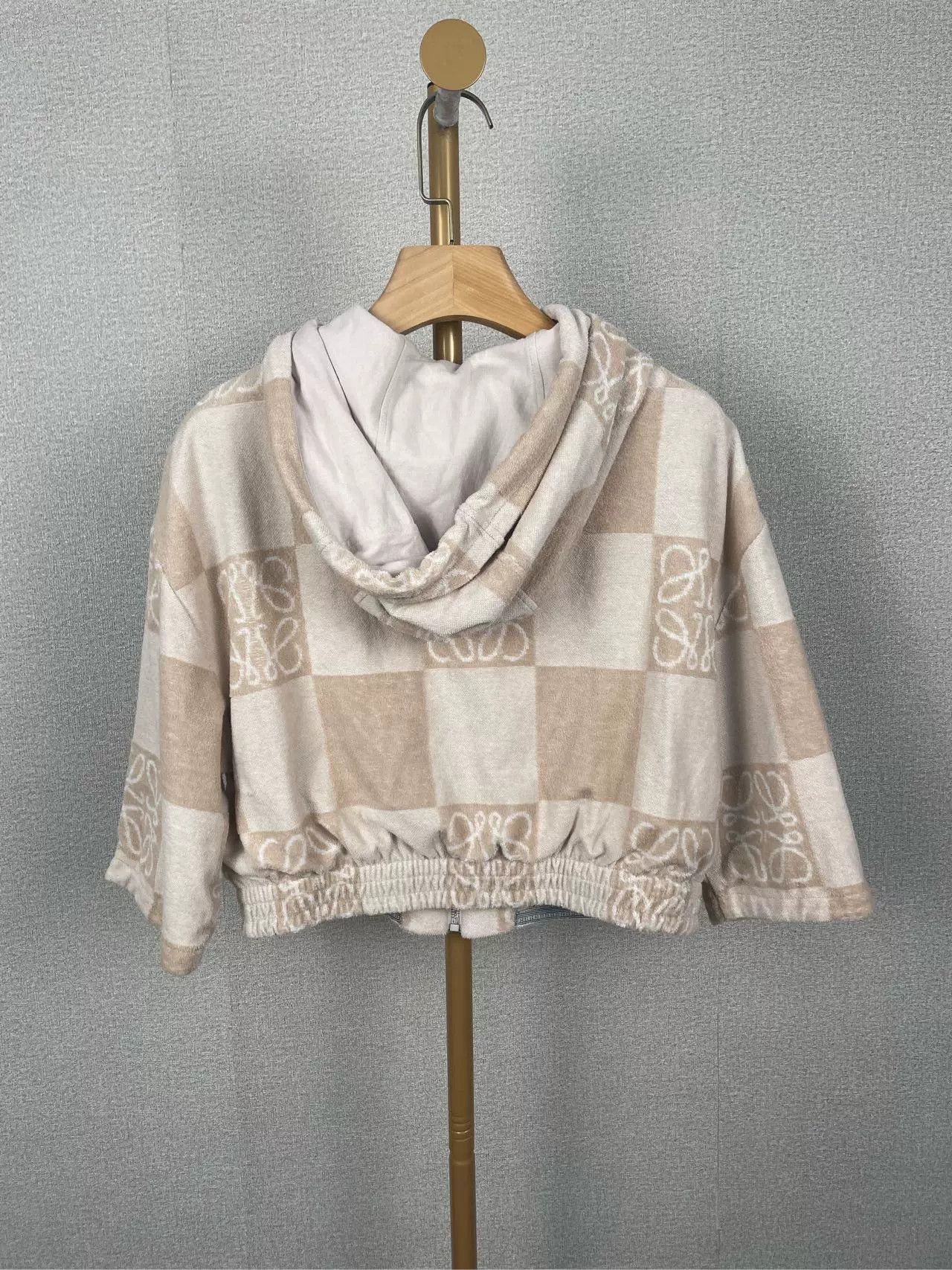 Loewe Loewe Cropped Zip Hoodie Size US XL / EU 56 / 4 - 2 Thumbnail