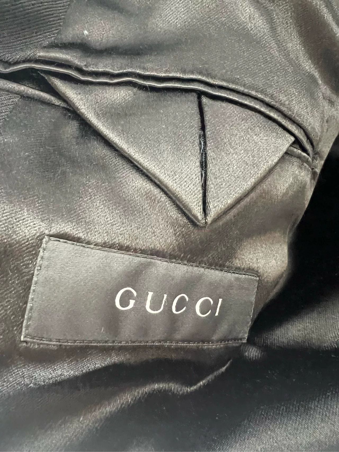 Gucci gucci black coat with wear traces Size US L / EU 52-54 / 3 - 7 Thumbnail