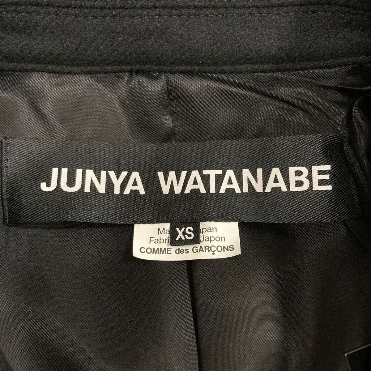Junya Watanabe junya watanabe cdg black wool blend coat Size US XS / EU 42 / 0 - 5 Thumbnail