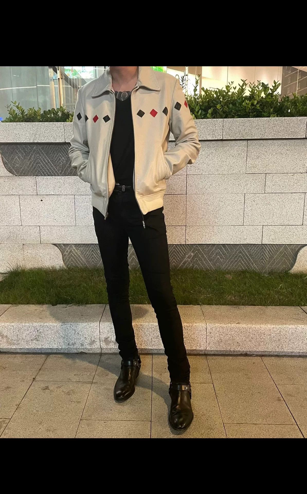 Saint Laurent Paris saint laurent vintage style leather jacket Size US L / EU 52-54 / 3 - 3 Thumbnail