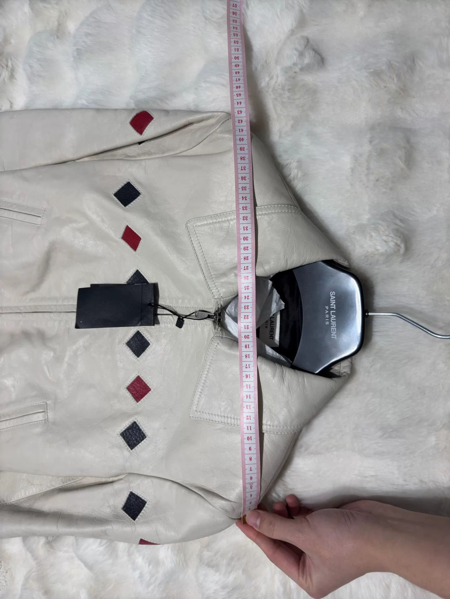 Saint Laurent Paris saint laurent vintage style leather jacket Size US L / EU 52-54 / 3 - 7 Thumbnail