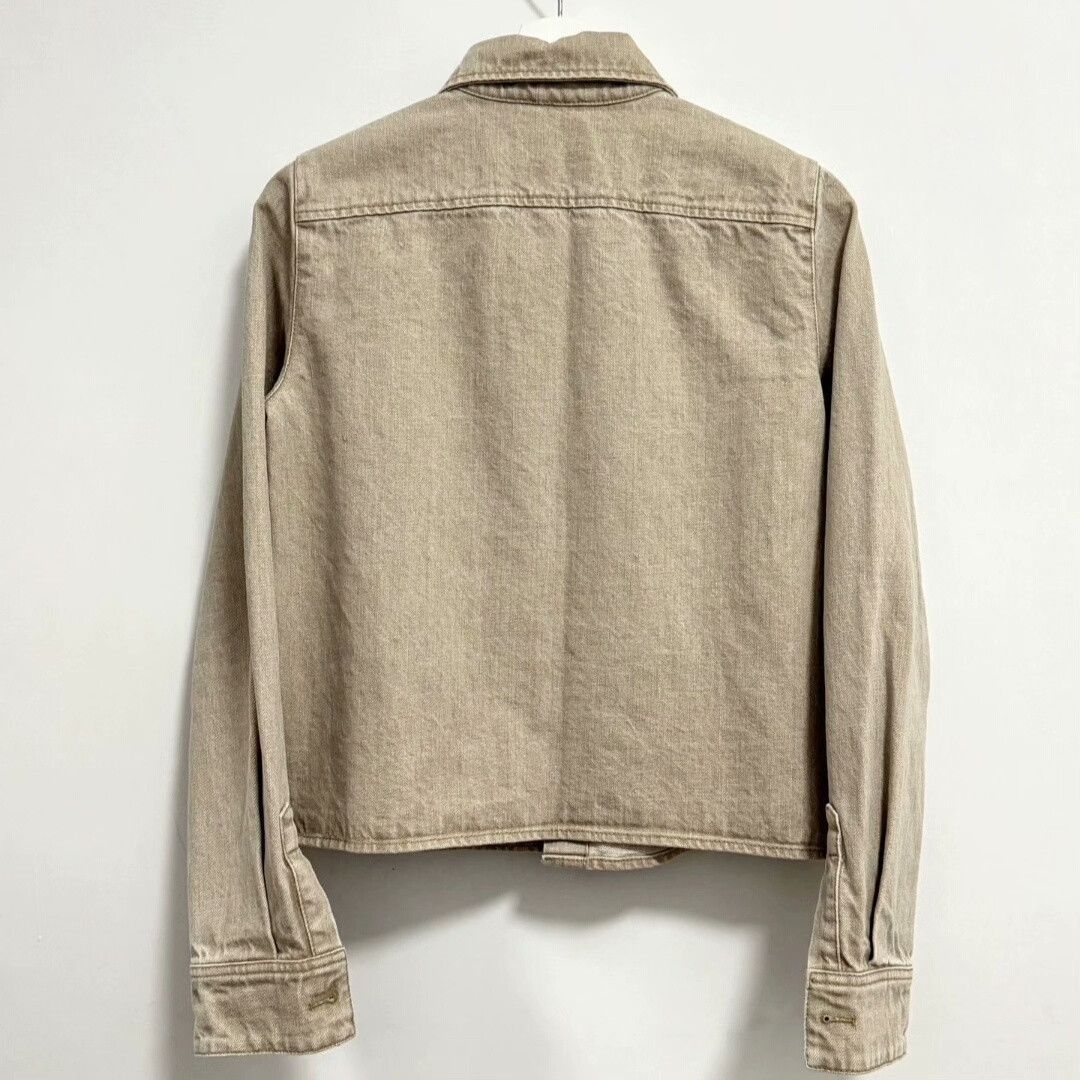Miu Miu miu miu khaki denim jacket autumn winter Size US S / EU 44-46 / 1 - 2 Thumbnail