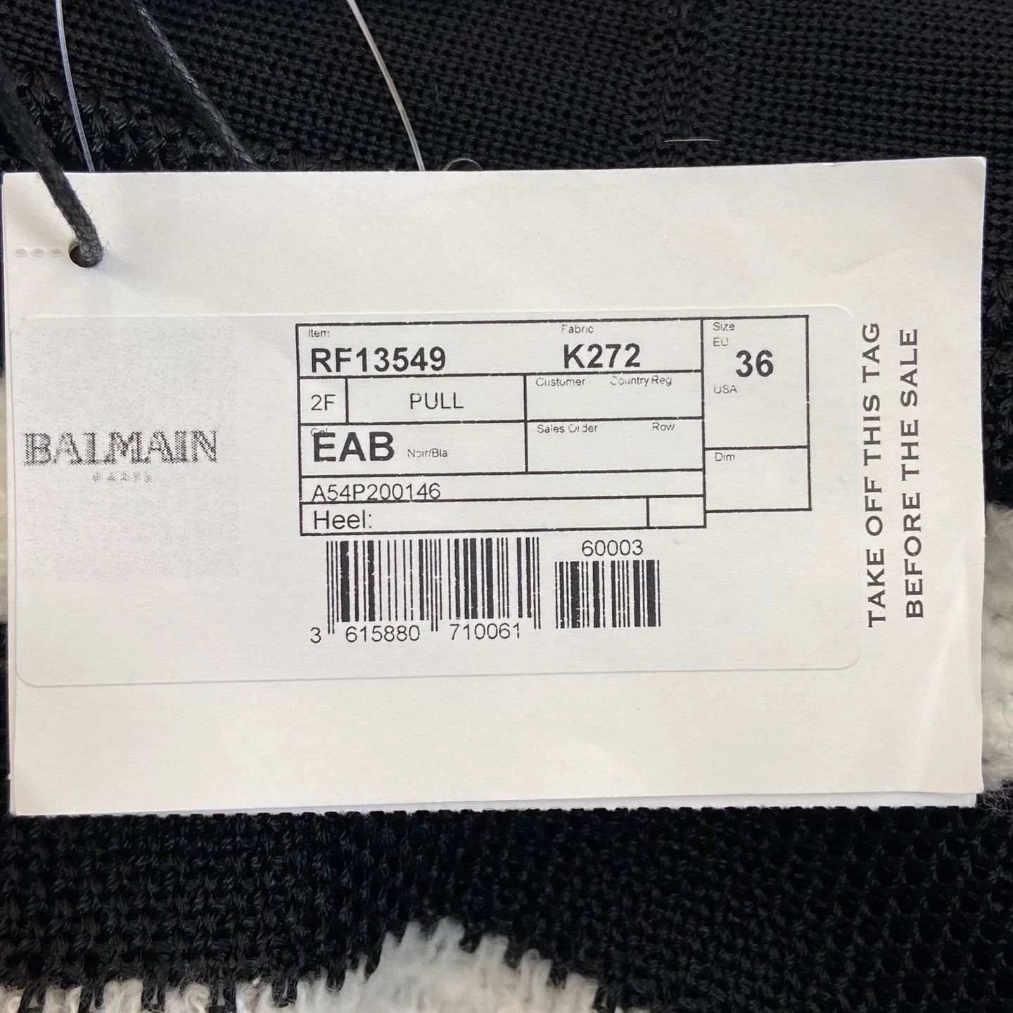Balmain balmain black and white striped cardigan Size US S / EU 44-46 / 1 - 8 Thumbnail
