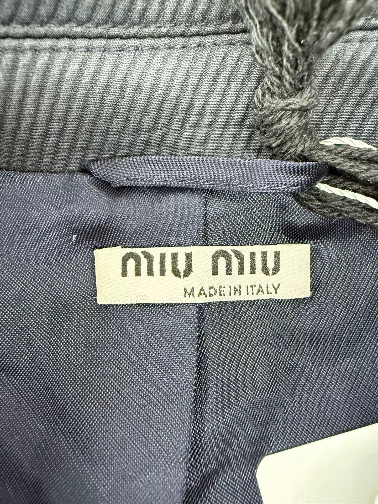 Miu Miu long lace-trimmed coat by Miu Miu Size US L / EU 52-54 / 3 - 2 Thumbnail