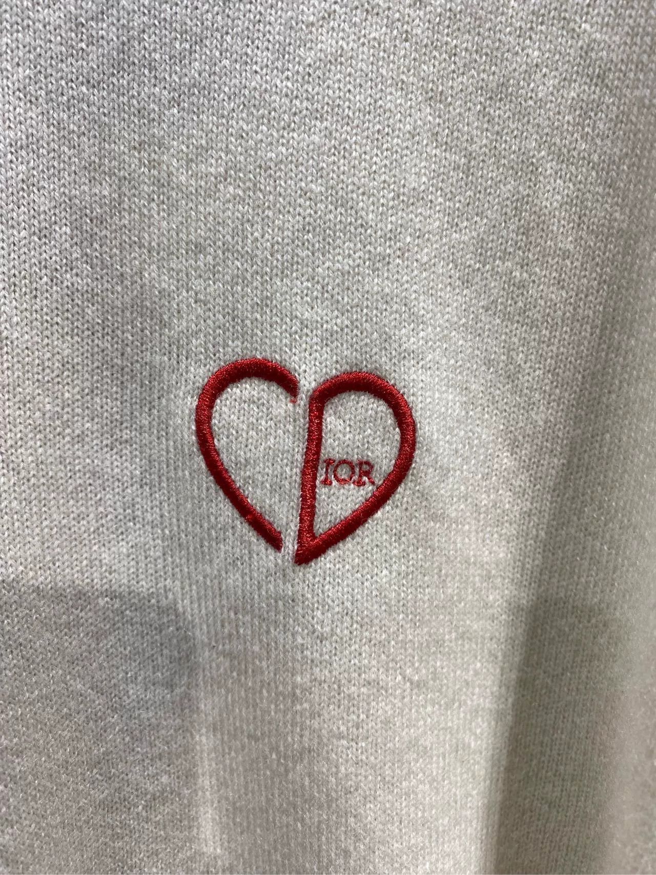 Dior dior fw24 round neck cashmere sweater Size US L / EU 52-54 / 3 - 5 Thumbnail