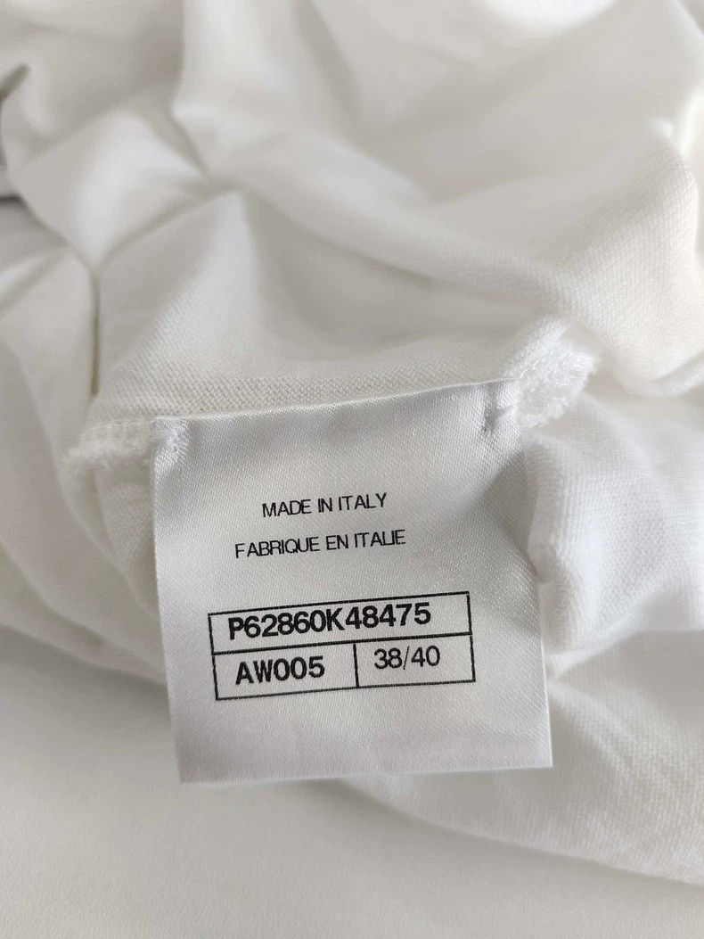 Chanel Chanel Double C White T-Shirt Size US M / EU 48-50 / 2 - 4 Thumbnail