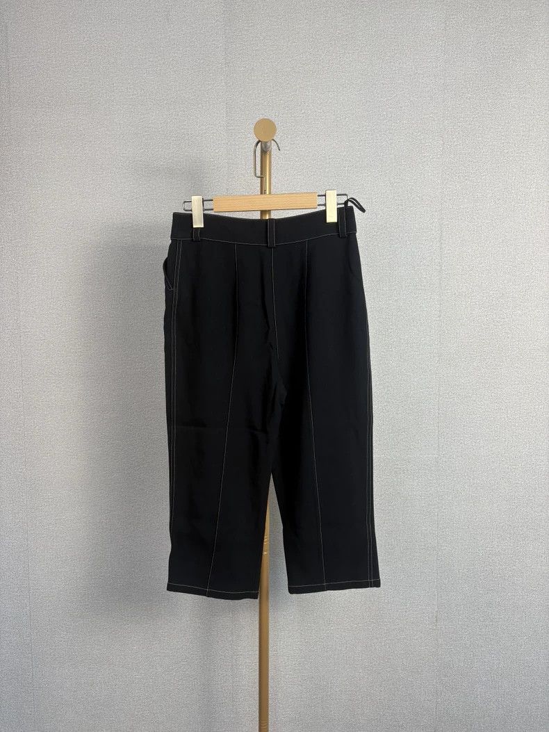 Chanel Chanel Black Cropped Pants Size 38 Size US 38 / EU 54 - 2 Thumbnail