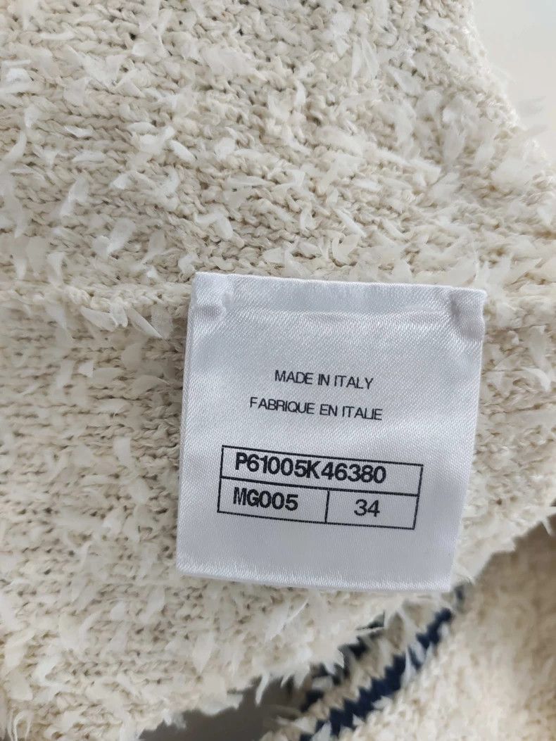 Chanel Chanel Cruise Line White Blue Letter Skirt Size US 34 / EU 50 - 4 Thumbnail