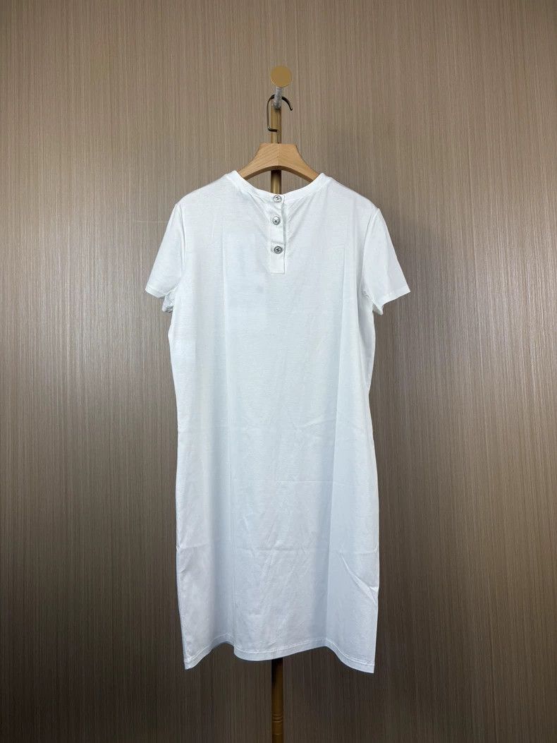 Chanel Chanel White Short Sleeve Dress XL Size XL / US 12-14 / IT 48-50 - 2 Thumbnail