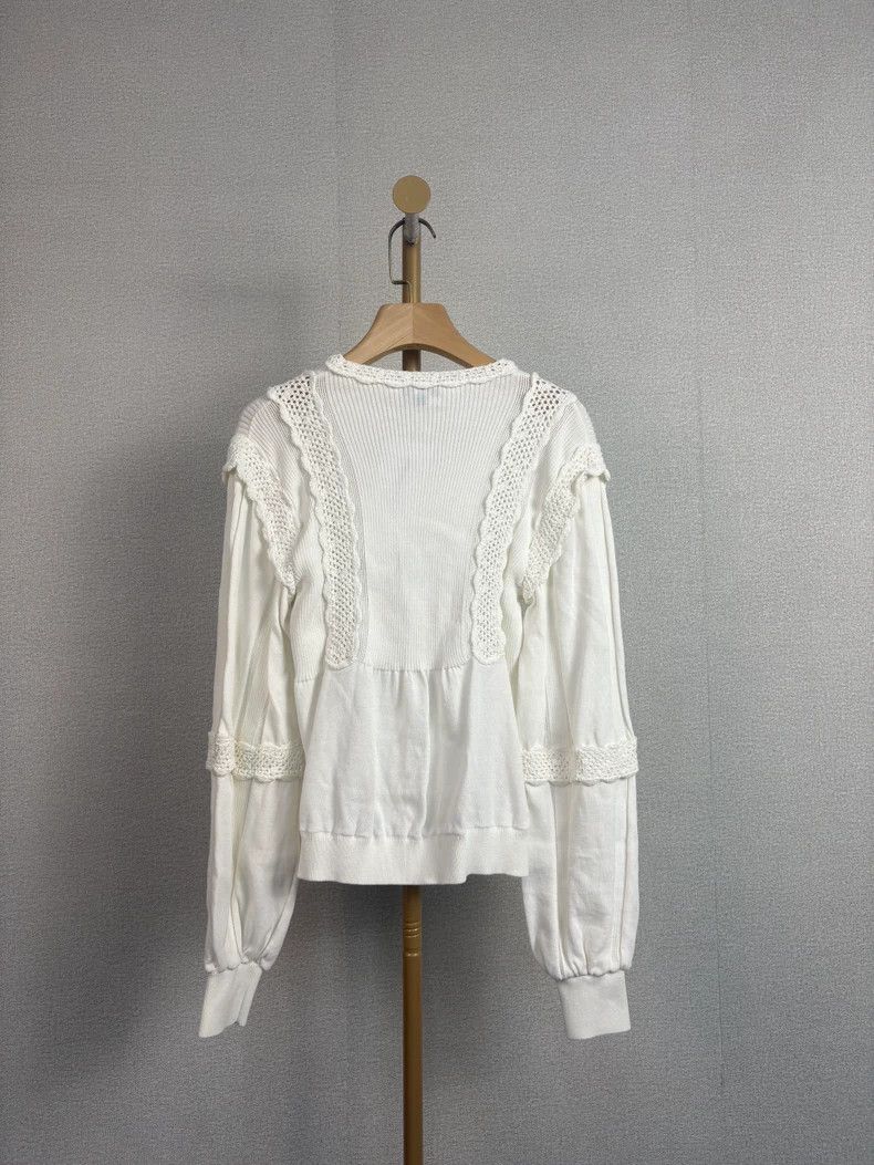 Chanel Chanel Court Sleeve Knit Hollow Top Size US S / EU 44-46 / 1 - 2 Thumbnail