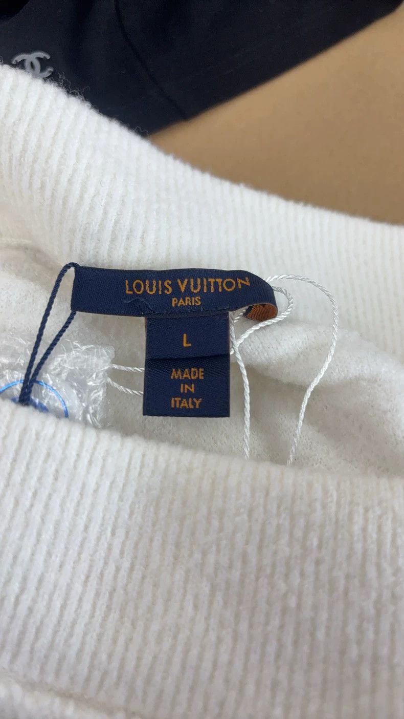 Louis Vuitton LV Embossed White Midi Skirt Size US 38 / EU 54 - 3 Thumbnail