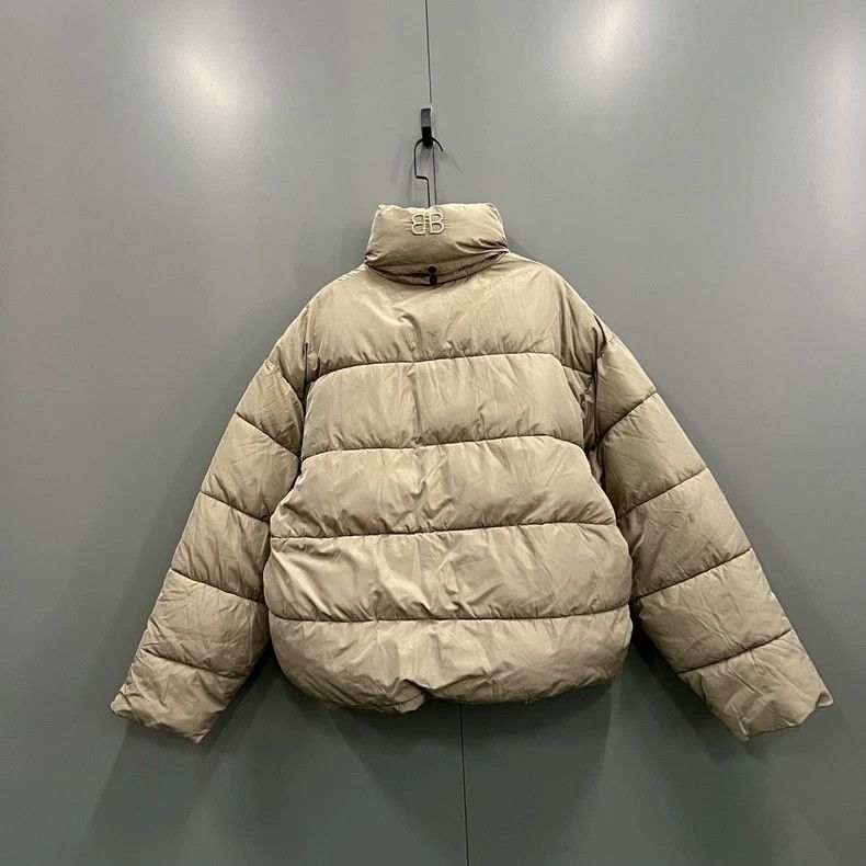 Balenciaga Balenciaga Double B Embroidered Short Down Jacket Size US L / EU 52-54 / 3 - 2 Thumbnail