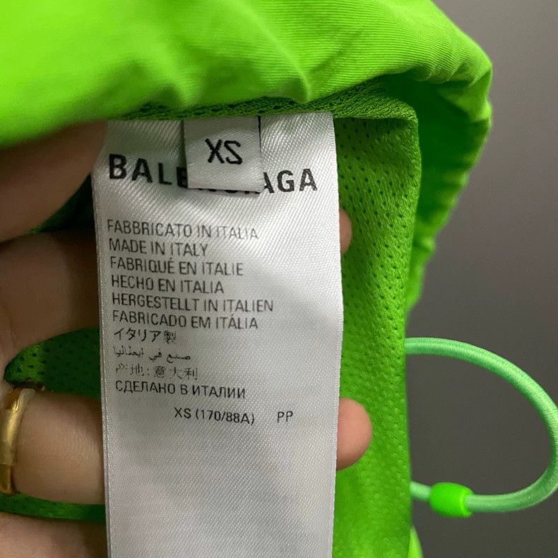 Balenciaga Balenciaga Green Logo Embroidered Jacket Size US XS / EU 42 / 0 - 6 Thumbnail
