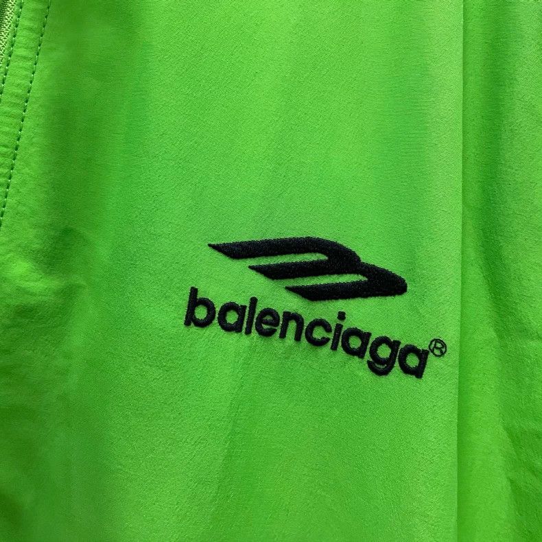 Balenciaga Balenciaga Green Logo Embroidered Jacket Size US XS / EU 42 / 0 - 3 Thumbnail