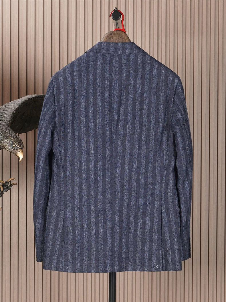 Brunello Cucinelli Brunello Cucinelli Alpaca Linen Blazer Size US XL / EU 56 / 4 - 3 Thumbnail
