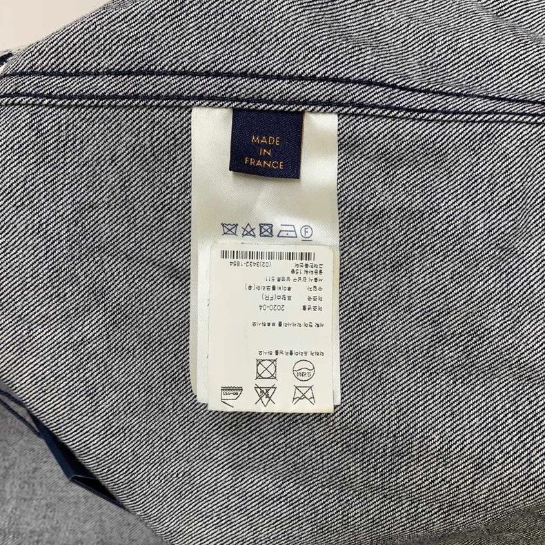 Louis Vuitton Louis Vuitton Wheat Print Denim Tee Size US L / EU 52-54 / 3 - 4 Thumbnail