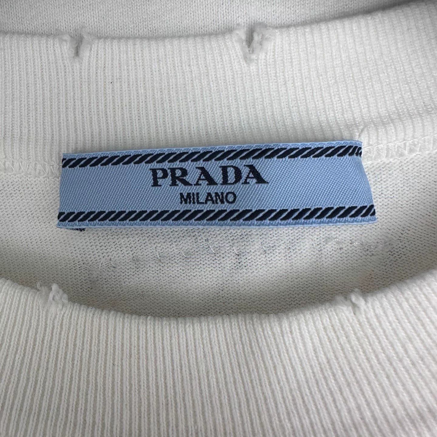 Prada PRADA 25SS Printed Short Sleeve T-shirt Size US L / EU 52-54 / 3 - 6 Thumbnail