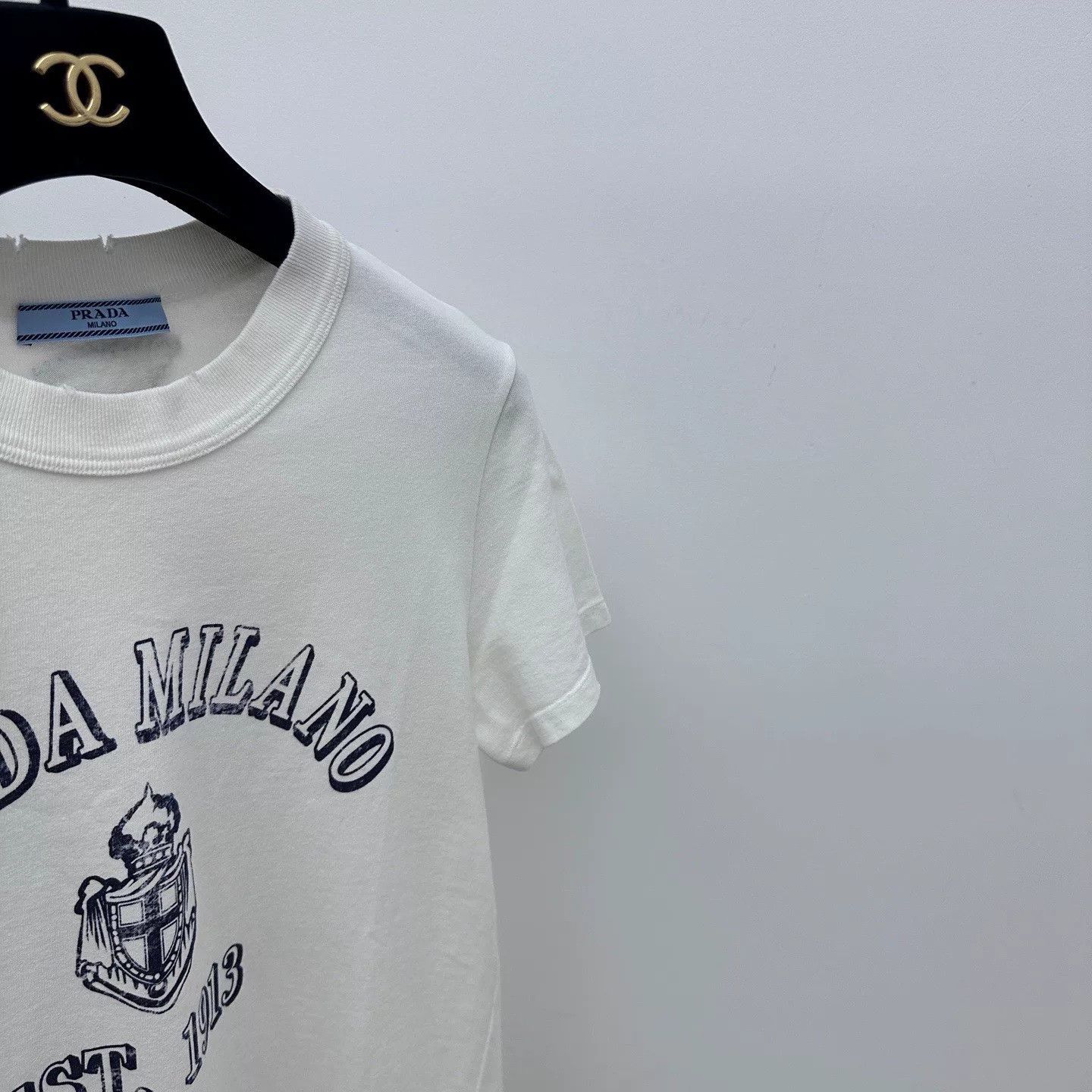 Prada PRADA 25SS Printed Short Sleeve T-shirt Size US L / EU 52-54 / 3 - 5 Thumbnail