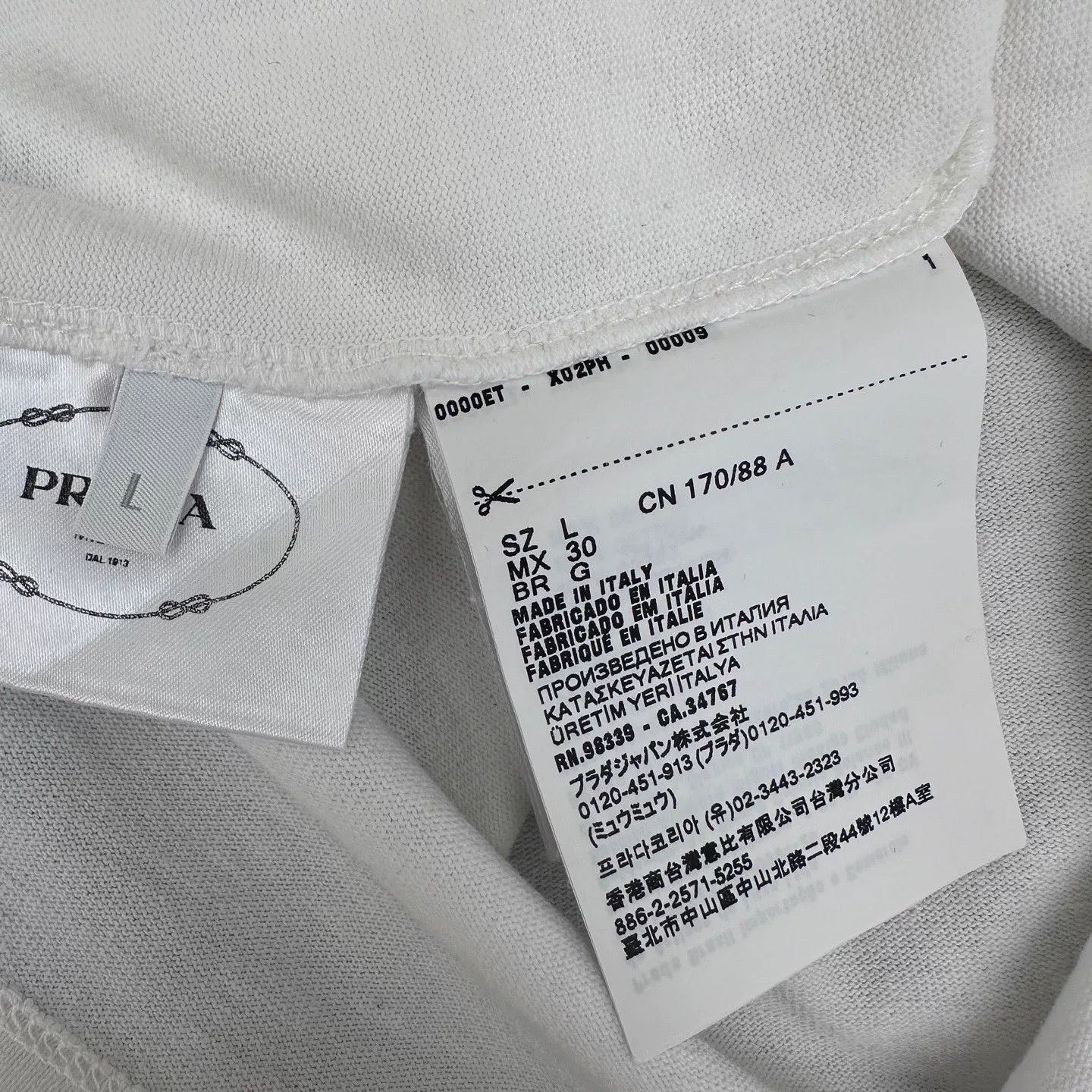 Prada PRADA 25SS Printed Short Sleeve T-shirt Size US L / EU 52-54 / 3 - 7 Thumbnail