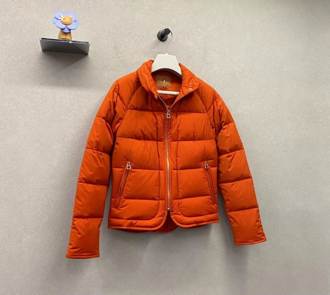 Hermes Hermes Orange Down Jacket XS Size US XS / EU 42 / 0 - 3 Thumbnail