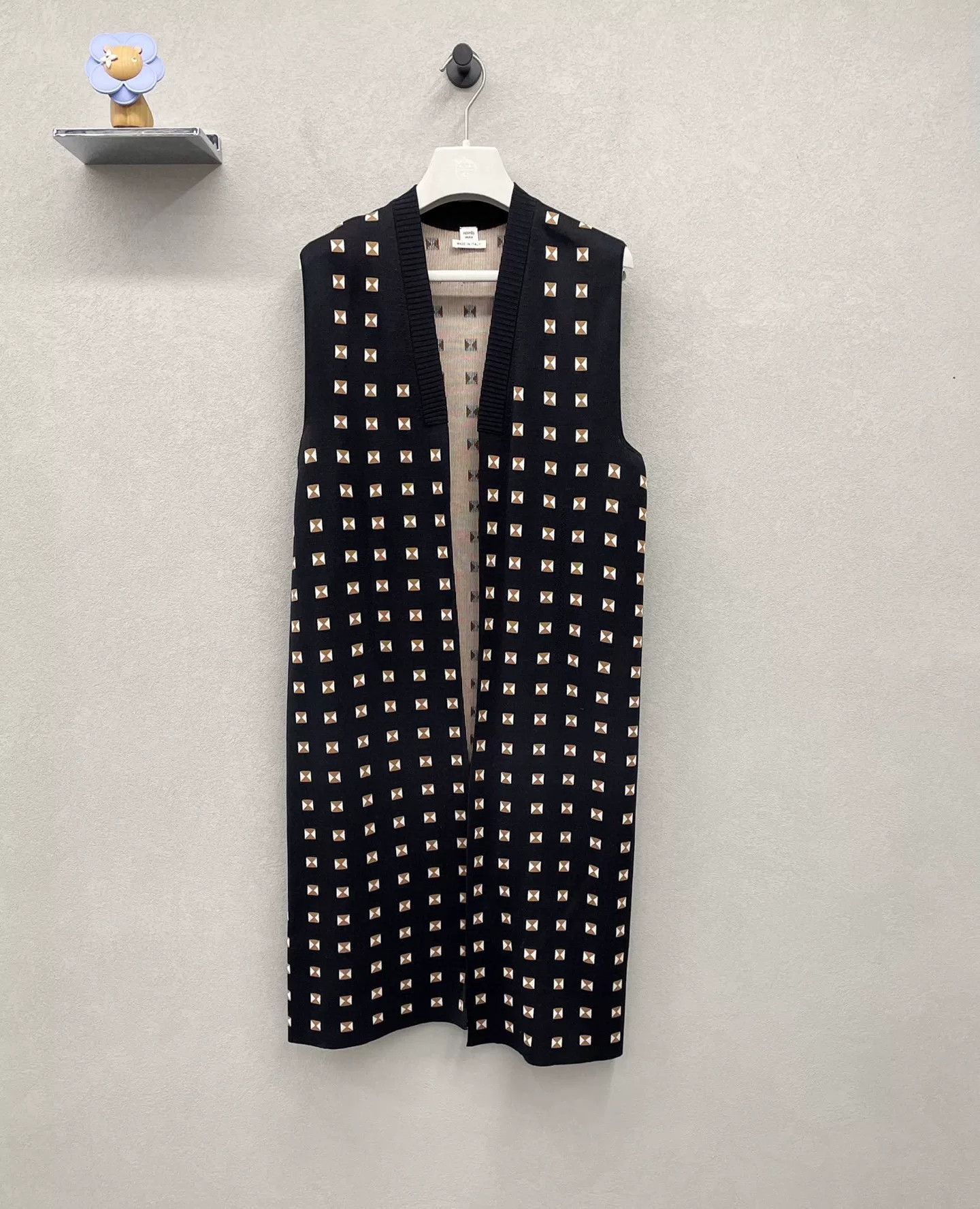 Hermes Hermes Black Mid-Length Vest Size US XS / EU 42 / 0 - 2 Thumbnail