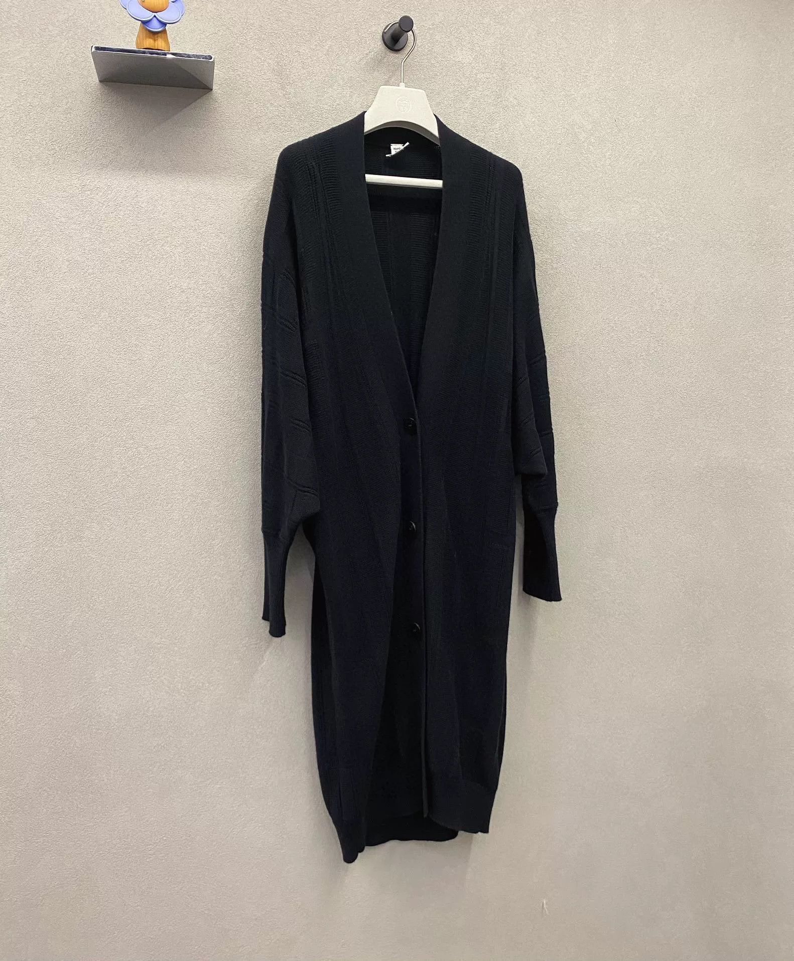 Hermes Hermès Black Wool Cardigan Size 34 Size US XS / EU 42 / 0 - 4 Thumbnail
