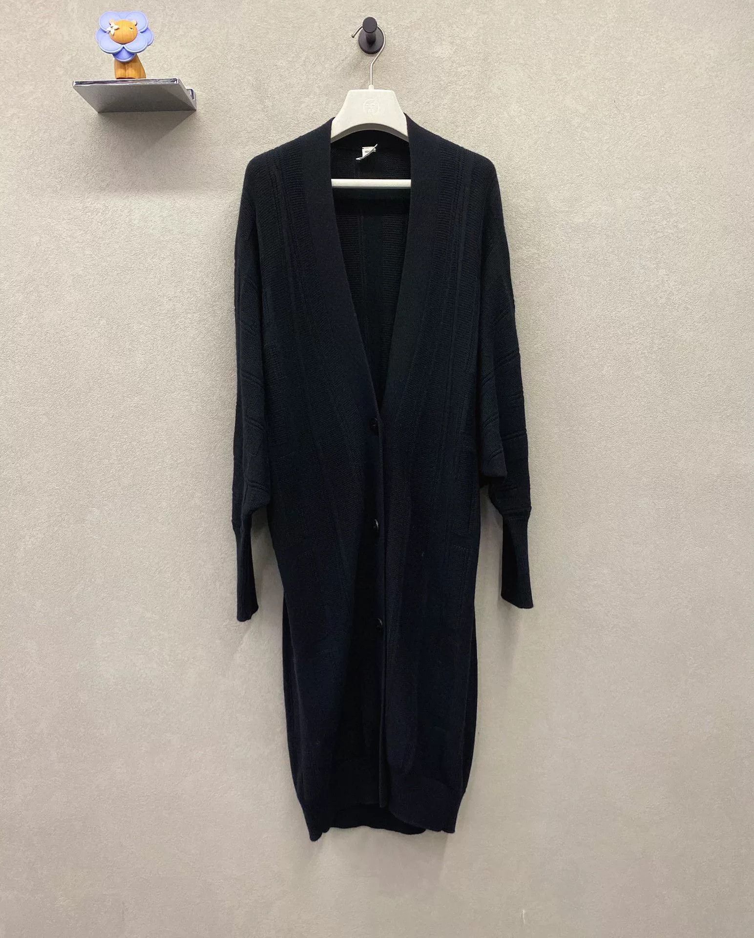 Hermes Hermès Black Wool Cardigan Size 34 Size US XS / EU 42 / 0 - 2 Thumbnail