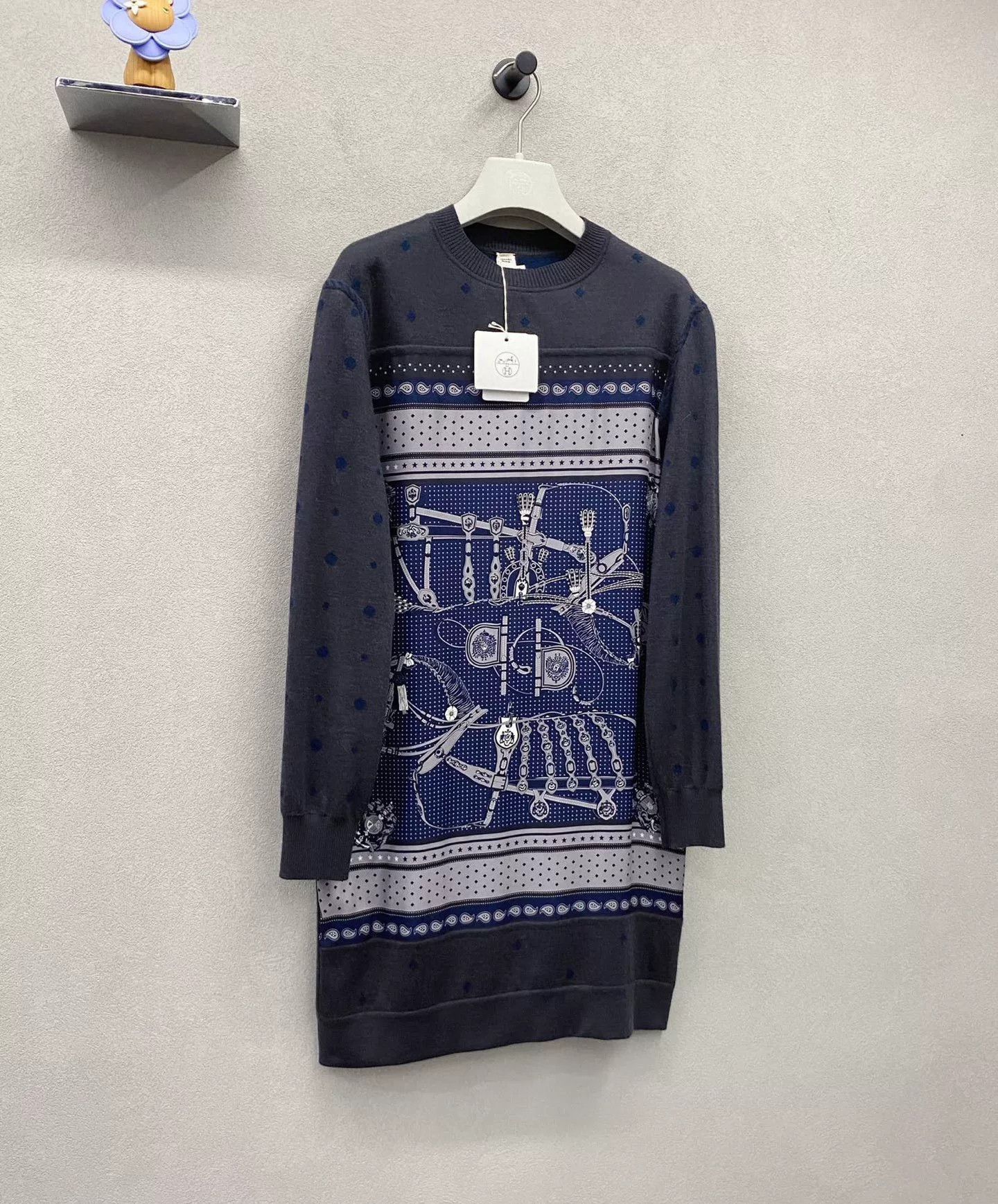 Hermes Hermes Harnais de Cour Bandana Sweater Size US XS / EU 42 / 0 - 4 Thumbnail
