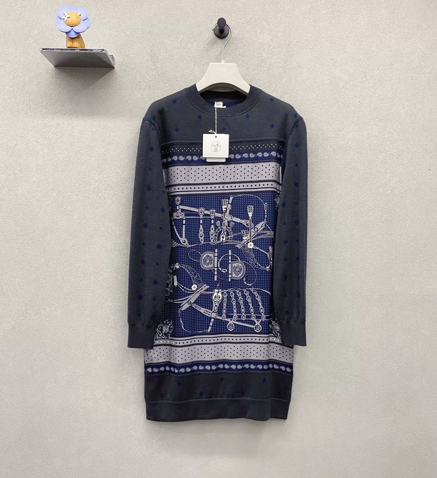 Hermes Hermes Harnais de Cour Bandana Sweater Size US XS / EU 42 / 0 - 2 Thumbnail