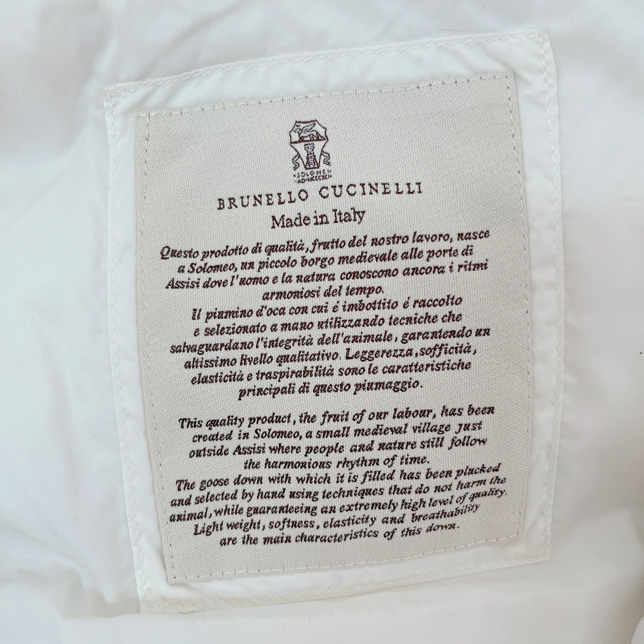 Brunello Cucinelli Brunello Cucinelli Beige Down Vest Size US M / EU 48-50 / 2 - 6 Thumbnail