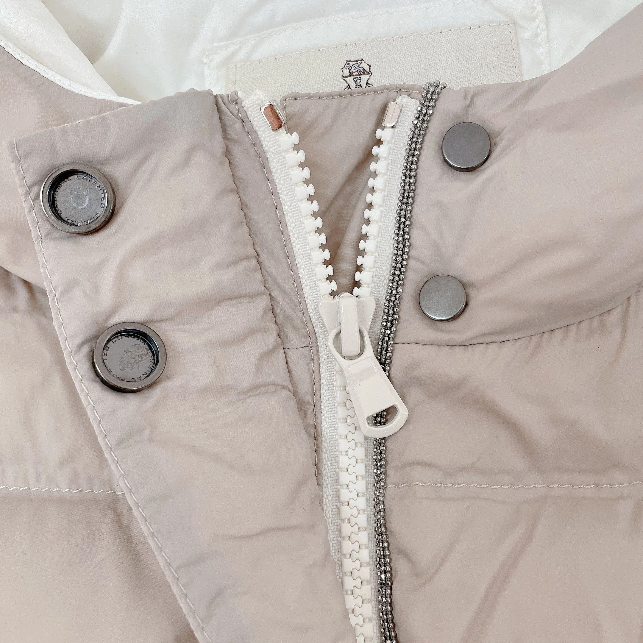 Brunello Cucinelli Brunello Cucinelli Beige Down Vest Size US M / EU 48-50 / 2 - 5 Thumbnail