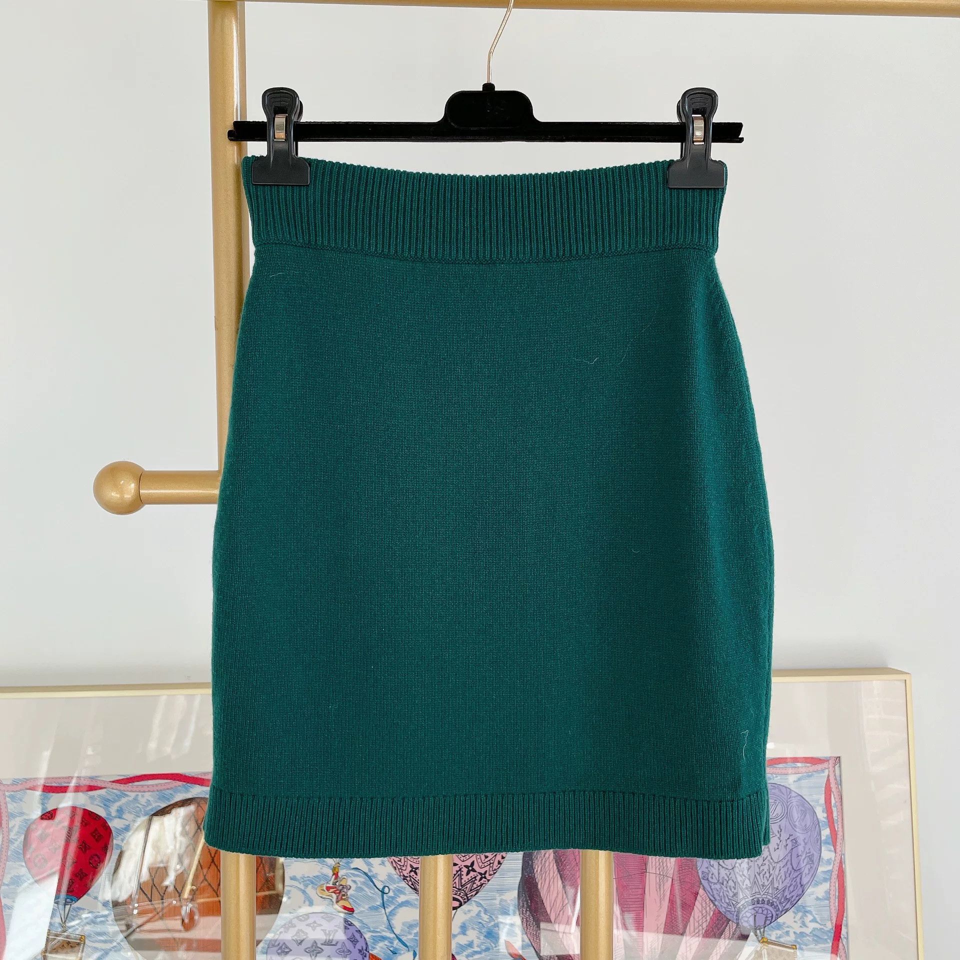 Hermes Hermes Cashmere Star Knit Skirt Size US 36 / EU 52 - 2 Thumbnail