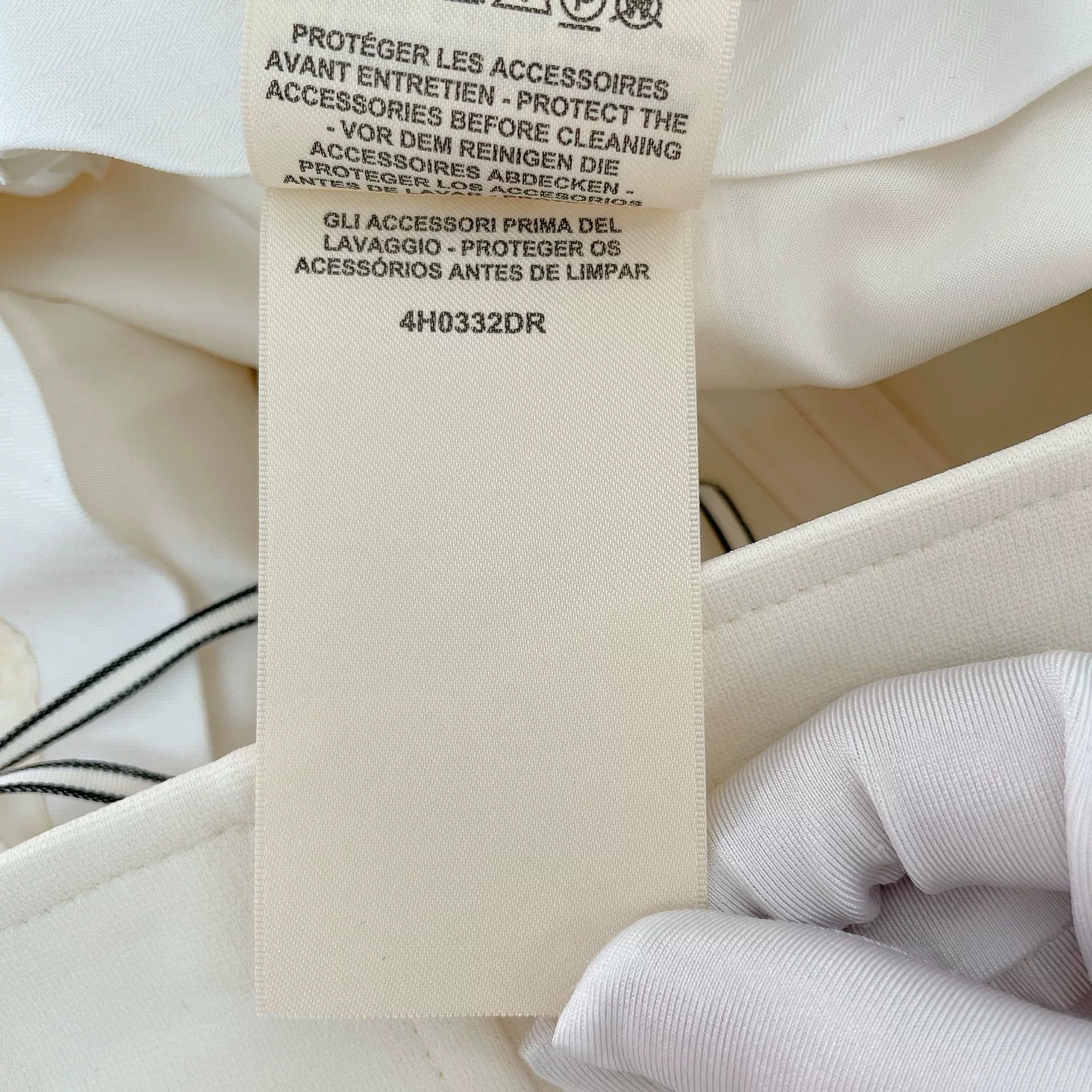 Hermes Hermes Beige Pleated Midi Skirt Size US 36 / EU 52 - 9 Thumbnail