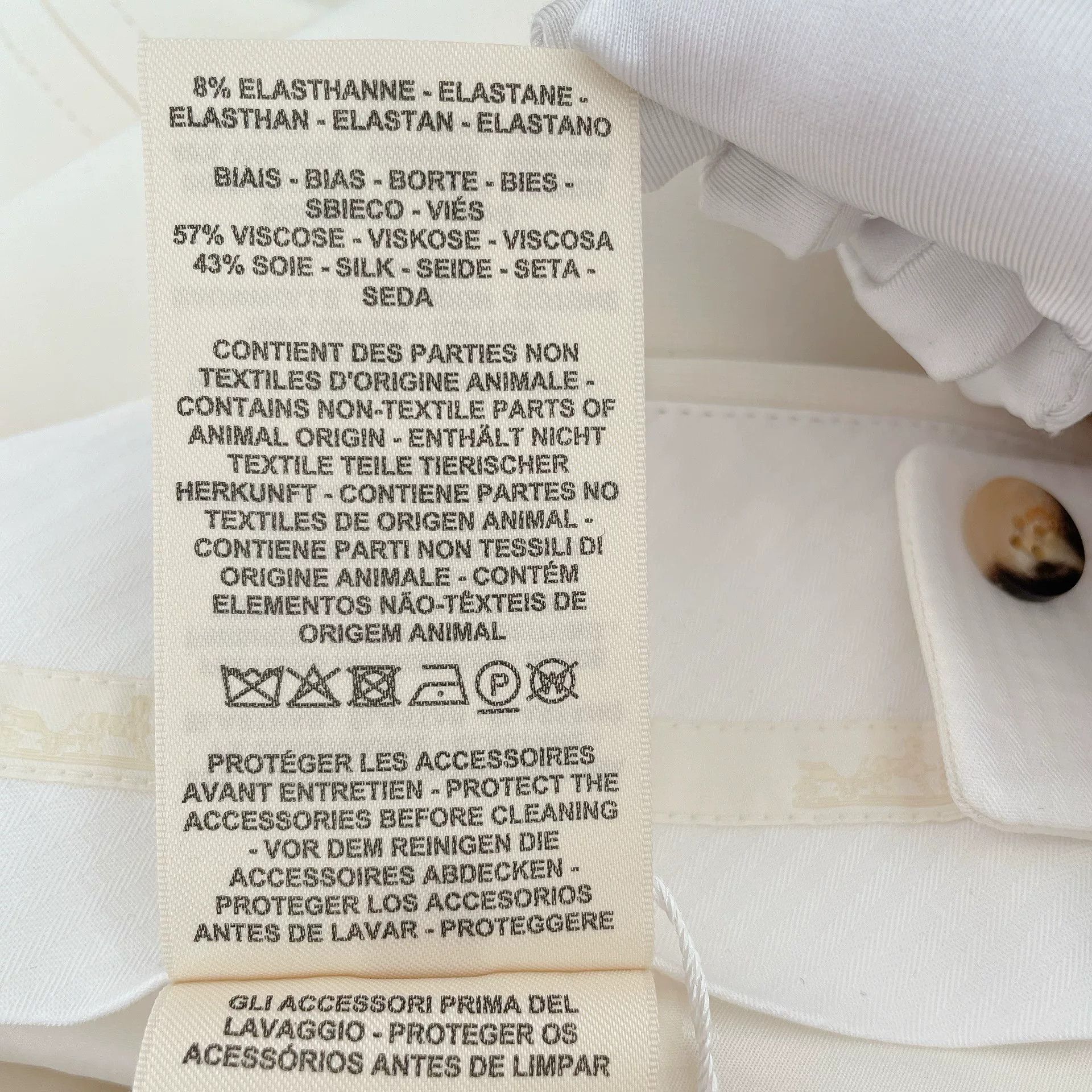 Hermes Hermes Beige Pleated Midi Skirt Size US 36 / EU 52 - 8 Thumbnail