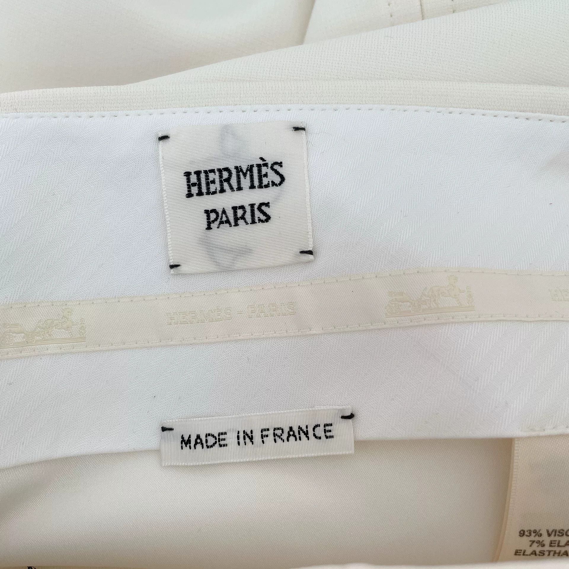 Hermes Hermes Beige Pleated Midi Skirt Size US 36 / EU 52 - 5 Thumbnail