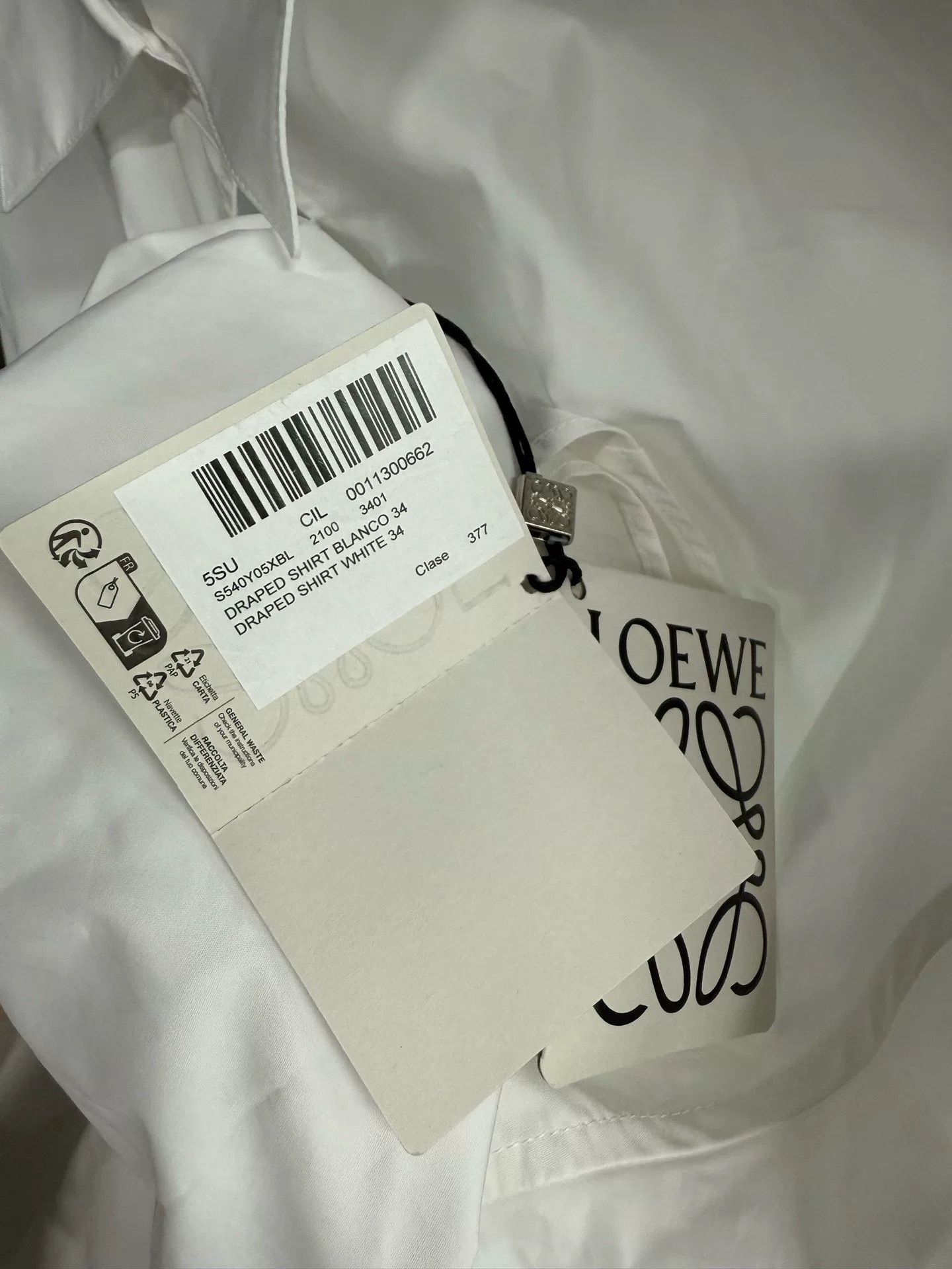 Loewe asymmetric long sleeve shirt by loewe Size US M / EU 48-50 / 2 - 5 Thumbnail