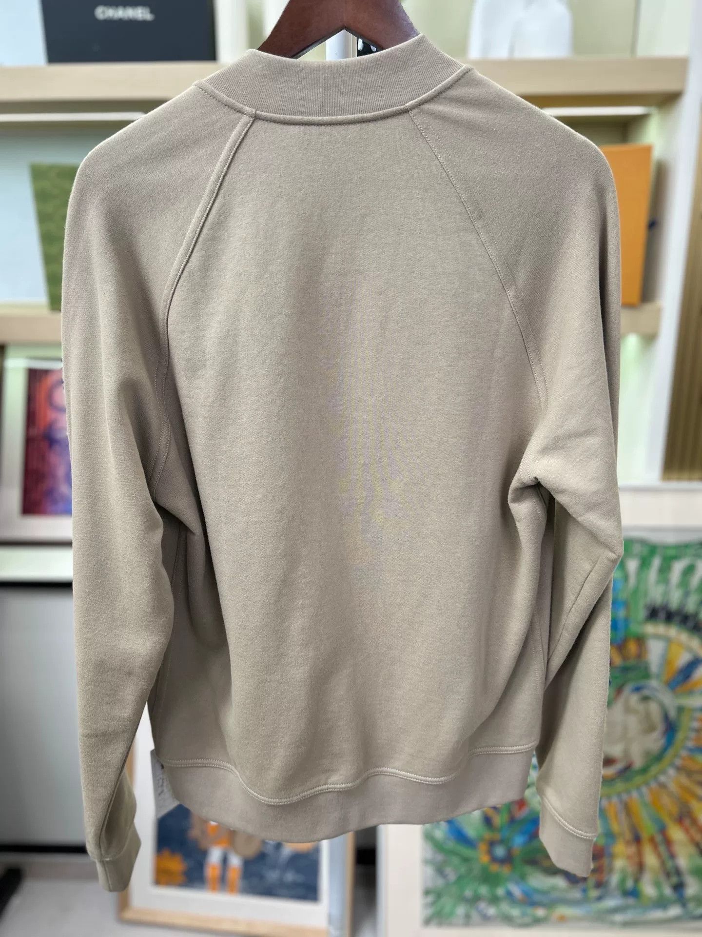 Hermes Hermès Beige Cotton Jacket with Horse Motif Size US L / EU 52-54 / 3 - 2 Thumbnail
