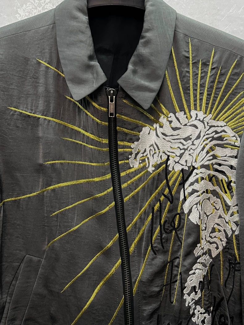 Haider Ackermann Haider Ackermann 16SS Silk Tiger Embroidery Jacket Size US L / EU 52-54 / 3 - 2 Thumbnail