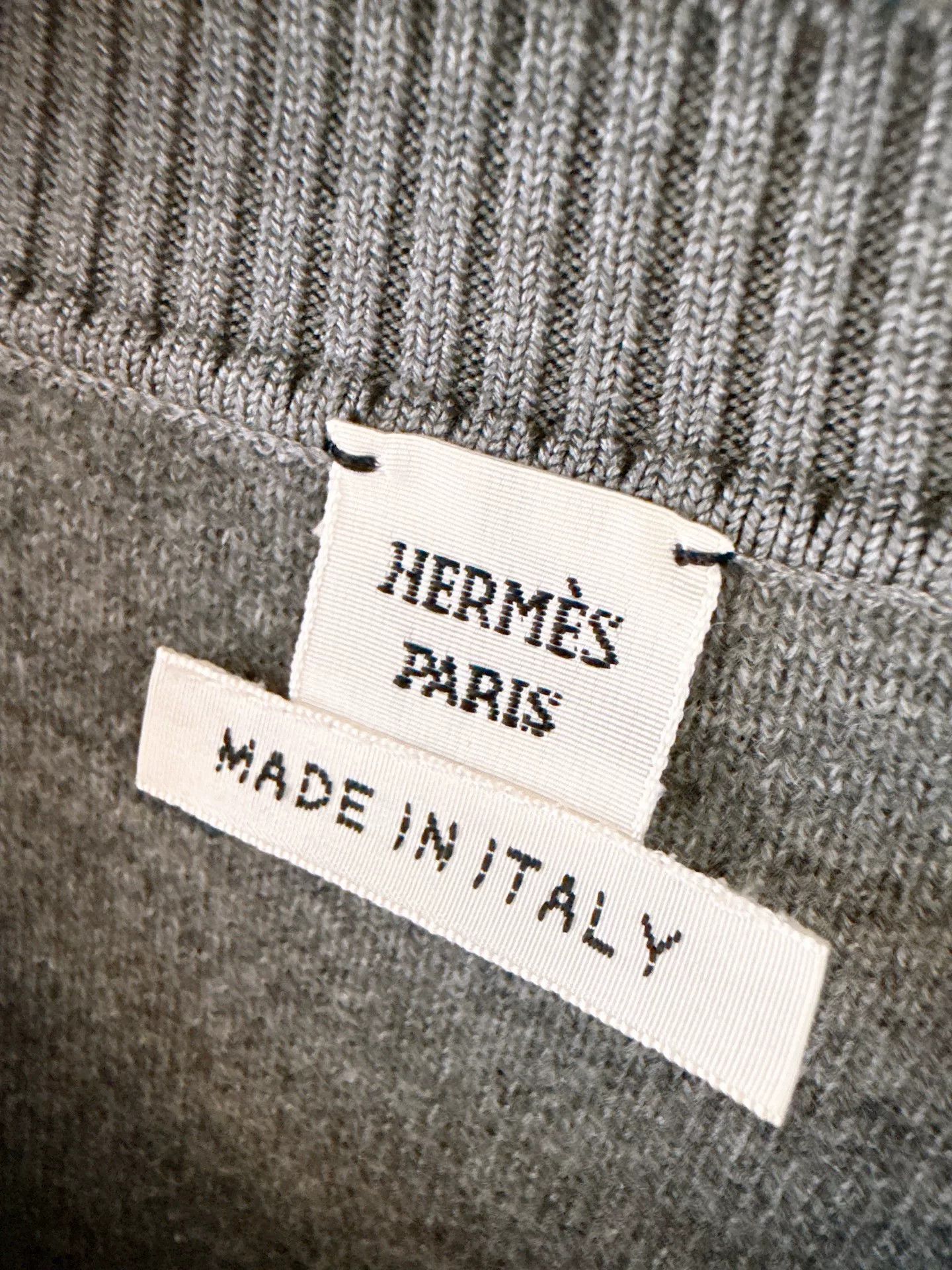 Hermes Hermes Gray Cashmere Sweater Size 38 Size US S / EU 44-46 / 1 - 8 Thumbnail