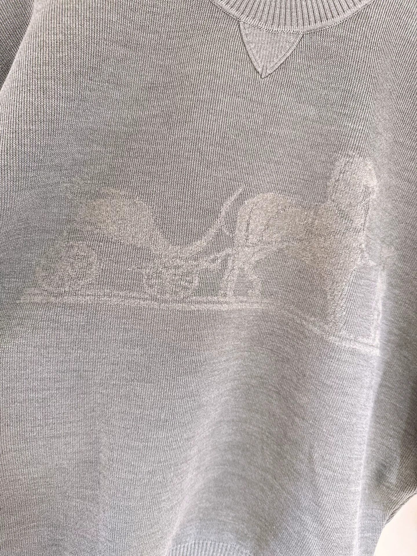 Hermes Hermes Gray Cashmere Sweater Size 38 Size US S / EU 44-46 / 1 - 3 Thumbnail
