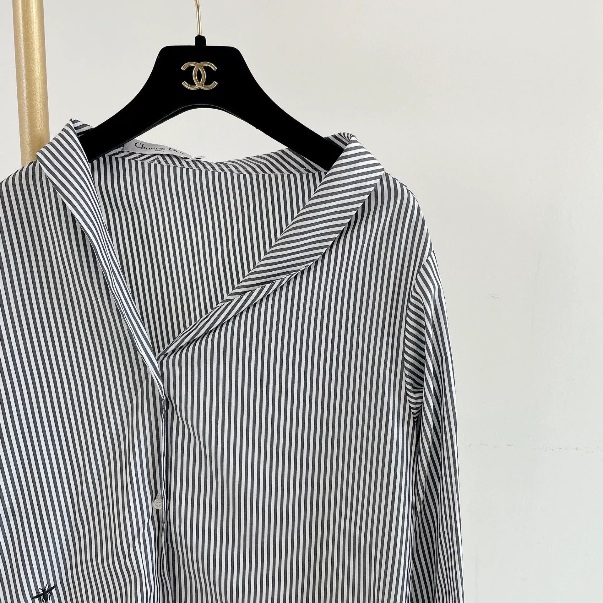 Dior Christian Dior Striped Irregular Shirt Size US M / EU 48-50 / 2 - 3 Thumbnail