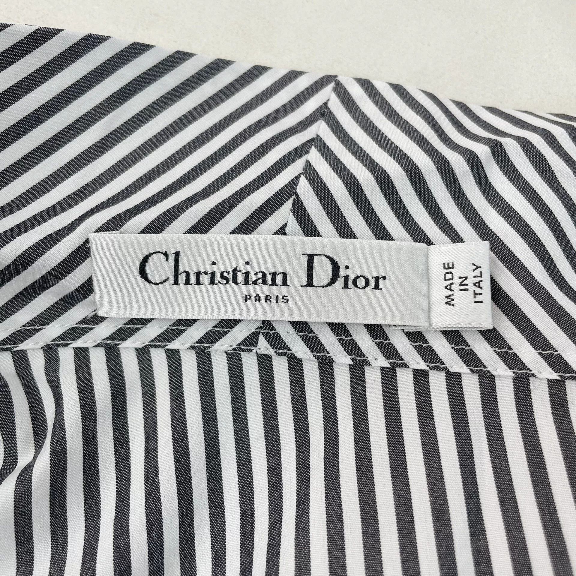 Dior Christian Dior Striped Irregular Shirt Size US M / EU 48-50 / 2 - 6 Thumbnail