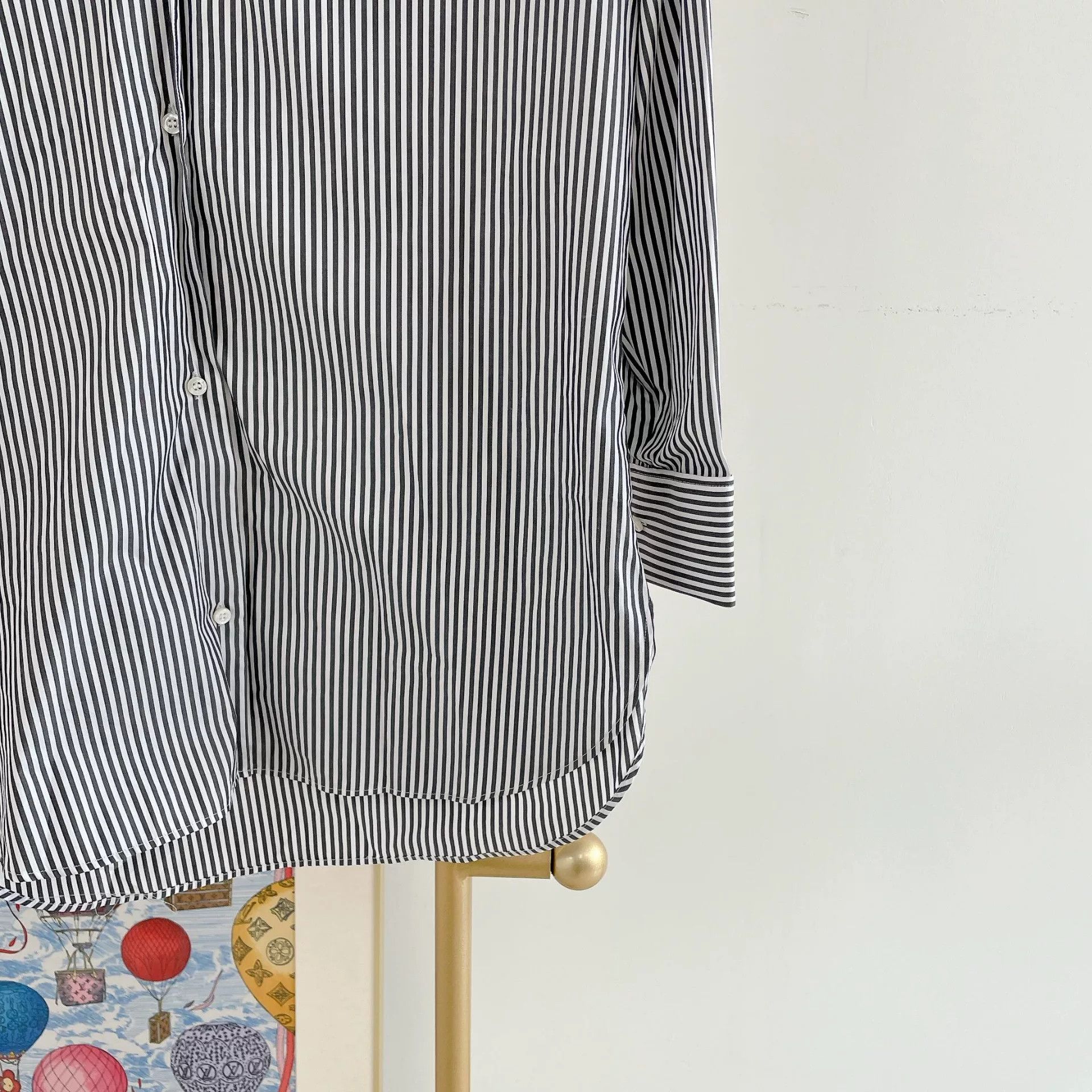 Dior Christian Dior Striped Irregular Shirt Size US M / EU 48-50 / 2 - 4 Thumbnail