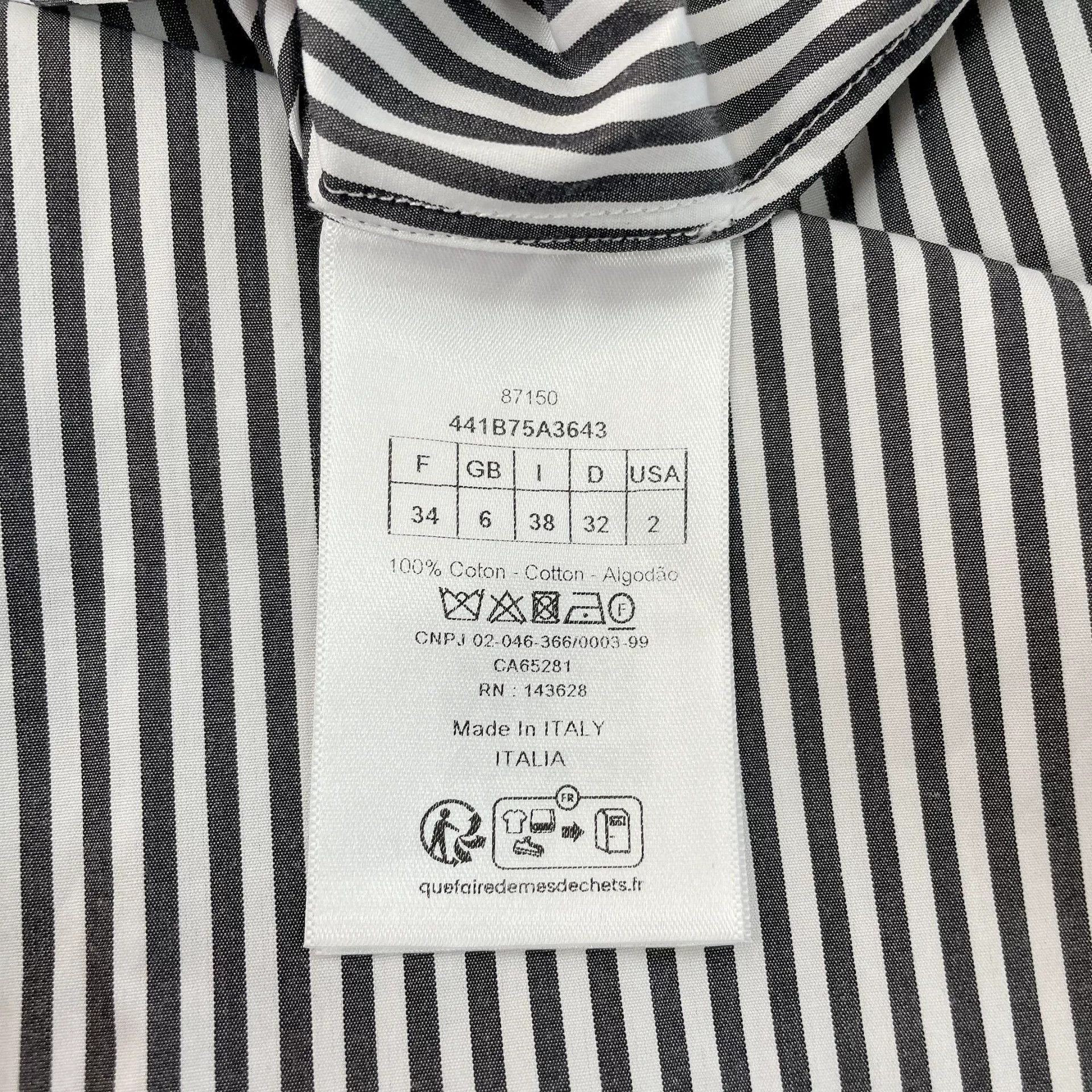 Dior Christian Dior Striped Irregular Shirt Size US M / EU 48-50 / 2 - 7 Thumbnail